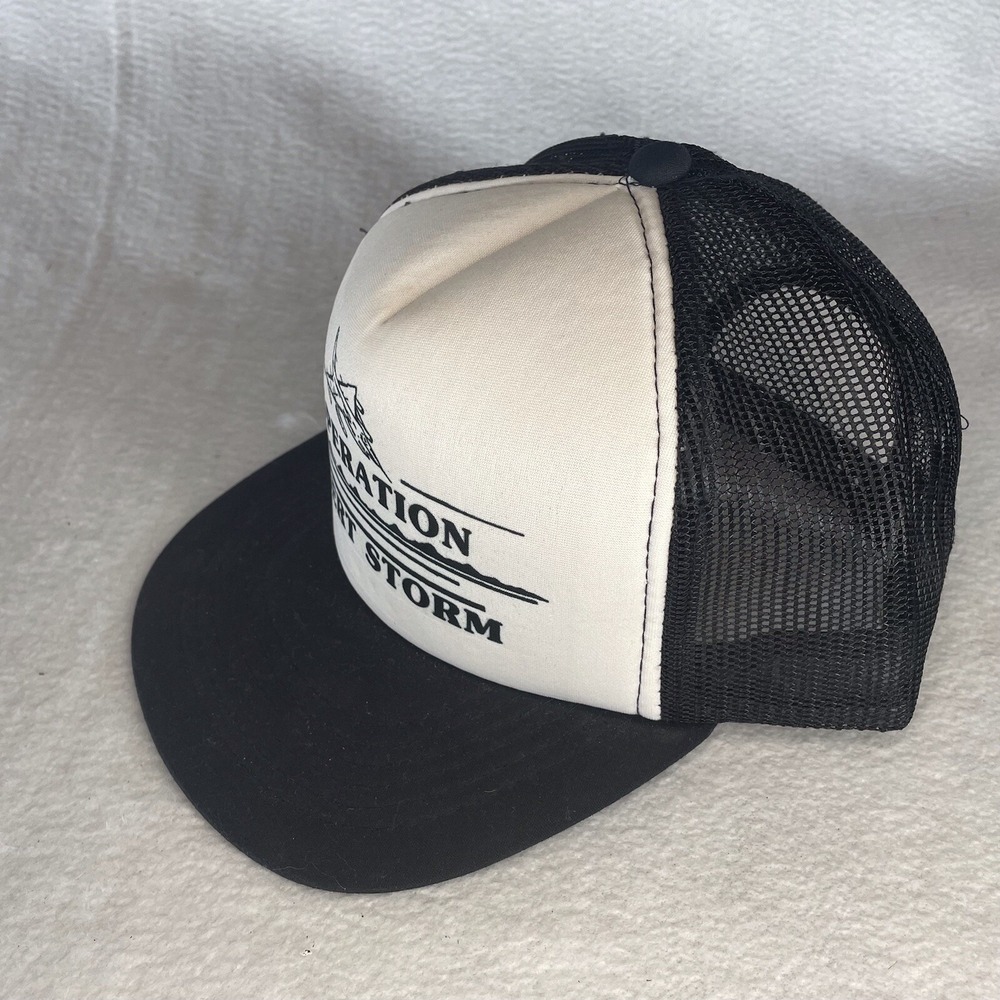 VTG Operation Desert Storm Mesh Foam Trucker Hat Best Cap, Snapback Made in USA - Picture 3 of 5